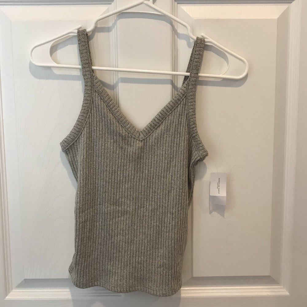 AE Plush V-Neck Tank Top